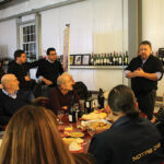 Carlos Figeroa, Owner of J.C. Imports, led members from the Knights of the Wine Table of Rhode Island through an educational wine tasting.