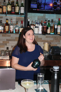 Erin Henning, On-Premise Key Account Manager, Vertical Spirits, presented the brand.