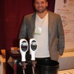 Alex Sirico of CW Distributing of New York featuring wine on tap.