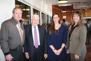 Steven Downes, President, Connecticut Package Store Association; Carroll Hughes, Executive Director, Connecticut Package Store Association; Mallory Daley, Director of Programs and Services, Hughes & Cronin Public Affairs Strategies; Representative Laura R. Hoydick of Stratford.