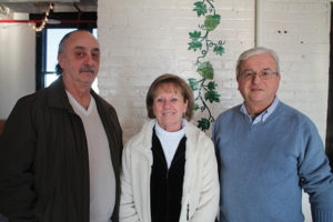 Angelo and Linda Borgia of Linda’s Liquors and Wine in Shelton and Curt Hopkins of Super Saver Spirits in Shelton.