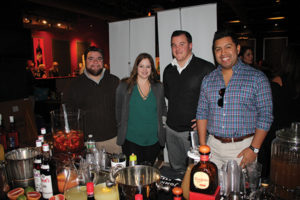 Jared Iannelli, Providence Beverage Company; Amanda Fullal, Los Andes Restaurant; Tim Boyton, Providence Beverage Company; and Pablo Grave, Los Andes Restaurant.