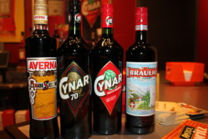 Averna, Cynar 70, Cynar, Braulio.