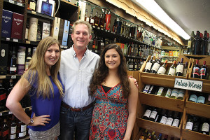 Kellei Coolbeth, store manager, Mark Howland, owner, Alexa Zane, store employee 