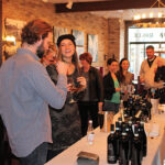 Guests during the Sage Cellars tasting at Basta Restaurant.