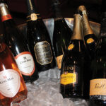 Sparkling selections on display.