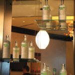 Absolut Lime decorated the back bar at the High Rollers Club in Twin River Casino