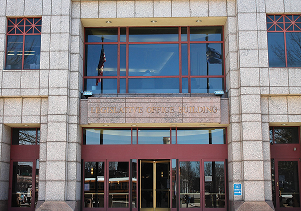 The Legislative Office Building in Hartford.