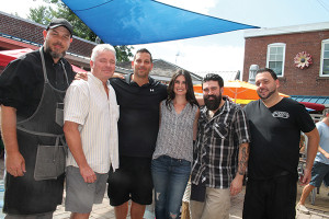 Bruce Riley, Chef, Mezzo’s Grille and Bar; Bill Fox, Owner, Mezzo’s Grille and Bar; Joseph Aceto, Bar Manager, Mezzo’s Grille and Bar; Shel Bourdon, Plymouth Gin and Beefeater East Coast Brand Ambassador; Dimitrios Zahariadis, USBG CT Chapter President; Brandon Bullock, Employee, Mezzo’s Grille and Bar.