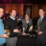 Owen Thorpe, Sales Representative, MS Walker; Jamie Matos, Sales Representative; Candace LaRose, Promotions; and Nat Saywell, Fine Wine Manager, MS Walker.