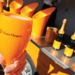 A sample of Veuve Clicquot.