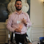 Matt McCarthy, Area Manager, Sovereign Brands in the rosé room.