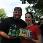 Pat Morin, Event Representative, Back East Brewing with Michele Morin, Brand Ambassador, Back East Brewing.