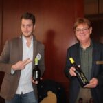 Luca D’Andrea, Sales and Export Manager, Corvezzo Winery in Italy and Rene Eichman, Vice President and Winemaker at Bridgeview Vineyard and Winery in Oregon.