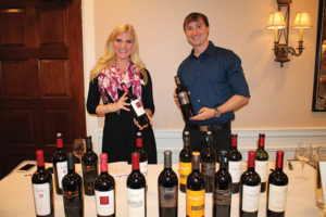 Sarah Darby, Tasting and Promotions Manager, Allan S. Goodman and Douglas Carley, Brand Ambassador, Allan S. Goodman.