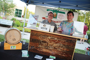 Marty Schwartz, Willimantic Brewing Company and David Wollner, Manager and Brewer, Willimantic Brewing Company.