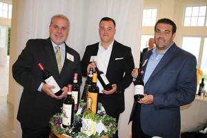 Michael Giulini, Regional Prestige Manager East Coast, Treasury Wine Estates; Tim Boynton, Retail Account Specialist, Treasury Wine Estates; Gianni Urso, Area State Manager Massachusetts and Rhode Island, Treasury Wine Estates.