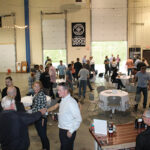 The CRA Spring Potluck event was held at the Waypoint Spirit distillery in Bloomfield.