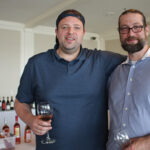 Spencer Hess, Owner, La Vie du Vin Wine Market in Norwalk and Matt Habdas, Sales, Winebow.