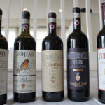 Italy’s Castellare Chianti Classico DOCG 2015, Castellare Chianti Classico Riserva DOCG 2014, Castello di Bossi Chianti Classico DOCG 2013, Castello di Bossi Chianti Classico Riserva Berardo 2011 and Corbaia Toscana 2010.