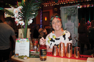 Kayleigh Speck, Vice President, United States Bartenders, Guild Rhode Island (USBG RI) chapter with Clement Rum.