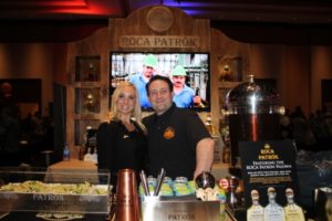 Amanda Pekar, Patron Portfolio Manager, Connecticut Distributors Inc., and Josh Pekar, USBG CT member representing Patron Spirits.