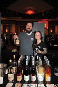 Joe Landolfi, Brand Manager, Market St. Spirits and Jen Murphy, Promotions, Shipwreck Rum.