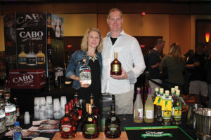 Candice Dritschler with Gary Dritschler, State Manager CT and RI, Campari America.