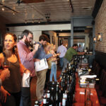 Guests at the fall Michael Skurnik Wines trade tasting at Walrus + Carpenter in Bridgeport.