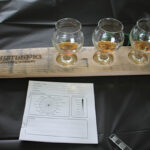 Whistlepig Rye Whiskey tasting display