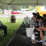 Pickerell addressing the crowd during the Whistlepig tasting.