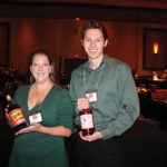 Molly Peabody, Sales and Tasting Representative, M.S. Walker with Andy Valeri, Sales and Tasting Representative, M.S. Walker.