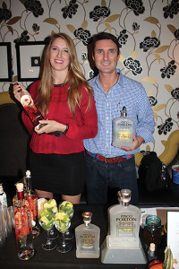 Caroline Abbott, Boston-Metro Market Manager, Inspired Beverages, Inc., with Marc Nicolet, Vice President Eastern Division, Pisco Porton.