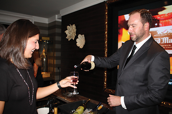 Bethany Arico, Lake of Isle Golf Course, with Dave Bodurtha, Regional Manager Massachusetts and Connecticut, Jackson Family Fine Wines.