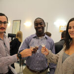 Aaron Taylor, Jack Osei and Julia Rosenthal, sales representatives of Worldwide Wines.