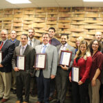 The following CDI staff were recently recognized and awarded certificates for passing the WSET training. Back row: Michael Copeland, Certified WSET Instructor; Robert Atwood; Andrew Osolin; Scott Horwitz; Corrissa Wilson; Kevin Mahon; Tony Persechino, Certified WSET Instructor. Front Row: Dominic Marandino; Pete Masi; Jonathan Figliola; Paul Puhalla; Luis Suarez; Carrie Finley; Amanda Doll, Certified WSET Instructor. Not pictured, but also WSET Certified: Elizabeth Galins, Curtis Kusari and Stephanie Lamison.