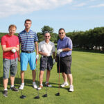 Foley Family Wines team: John Cecu, Jasmin Kajic, Denis Casey with Steve Casey of Brescome Barton.