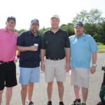 Wayne Barclay, Texas Roadhouse; Trevor Lemins, Texas Roadhouse; Tom Mancini, Millercoors; and Tommy Dowd, Millercoors.