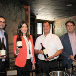 Gabriel Rodriguez, Catena Zapata Portfolio Sales Manager, MundoVino; Andrea Nuñez, Sommelier, Bodega Catena Zapata; Jorge Liloy, CSW and Director of Portfolio Sales Management, MundoVino; Augusto Gabriel, Territory Manager MA/RI/CT, MundoVino.