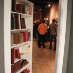 The entrance to the speakeasy tasting room at Onyx Spirits Company on Oakland Avenue in East Hartford.