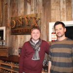 Co-owners of Onyx Spirits Company, Adam von Gootkin and Pete Kowalczyk, during their opening on November 20, 2015.