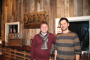 “40 Under Forty” award recipient, Onyx Spirits Company’s Adam von Gootkin with co-owner Pete Kowalczyk, at the 2015 opening of their distillery’s tasting room in East Hartford. “40 Under Forty” award recipient, Onyx Spirits Company’s Adam von Gootkin with co-owner Pete Kowalczyk, at the 2015 opening of their distillery’s tasting room in East Hartford.