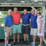 Steve Hayes, Rogo Distributors; Bill Malitsky, CT Brewers Association lobbyist; Ryan McDonald, Rogo Distributors; Steve Ogren, Rogo Distributors; Sarah Maloney, Executive Director, CRA.