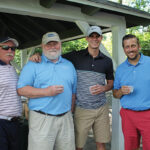 Jim Stack, Hartford Distributors, Inc.; Tim Adams, Owner, J. Timothy’s; James Dudgeon, J. Timothy’s; Sean Sherman, J. Timothy’s.