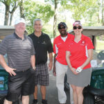 Dennis Markell, United Healthcare; Paul Cutler, Brown + Brown; Chef Nate Bradshaw, Teacher, Wilbur Cross High School; Lisa Lapidus, Teacher, Wilbur Cross High School. Wilbur Cross High School works with the CRA as a ProStart High School team.