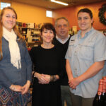 Employees Casey Kern, Jennifer Hill, Owner Ira Smith, and Anna Lindenmayer.