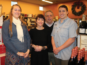 Employees Casey Kern, Jennifer Hill, Owner Ira Smith, and Anna Lindenmayer.