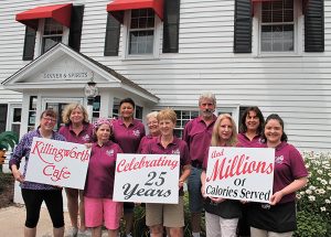 Janet Violissi, Co-owner; Pat Drake; Carol Morann Co-owner; Zoraida Ruiz; Terri Rielly; Beth Abbott; Tom Mead; Kathy Casper; Linda Mead; Jamie McDermont.