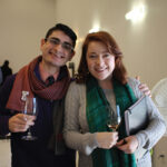 Miggy Torres of Toast Wines By Taste in West Hartford with McLean Oakeson, Sales Representative, Worldwide Wines.