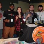 All from Stony Creek Brewery: Andy Schwartz, Brewmaster; Jamal Robinson, Director of Sales; Amy Tenenbaum, Sales Representative; Julian Crespo, Sales Representative; and Sean Juilano, Sales Manager.